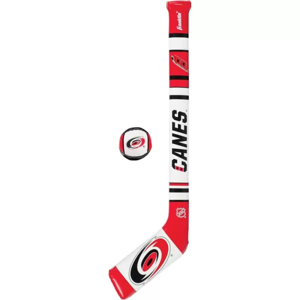 imageFranklin Sports NHL Team Mini Soft Hockey Stick Set  NHL Team Soft Foam Mini Hockey Stick and Ball  Great Toy for KidsCarolina Hurricanes