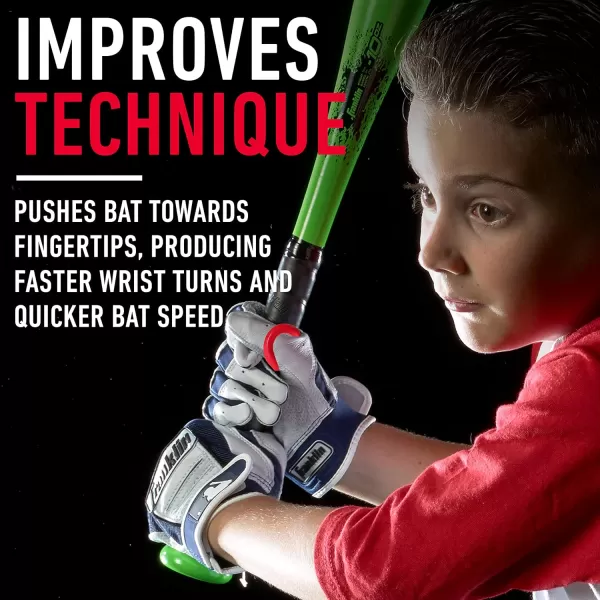 imageFranklin Sports Baseball Bat Swing Trainer  Gator Grip Grip TrainerRed