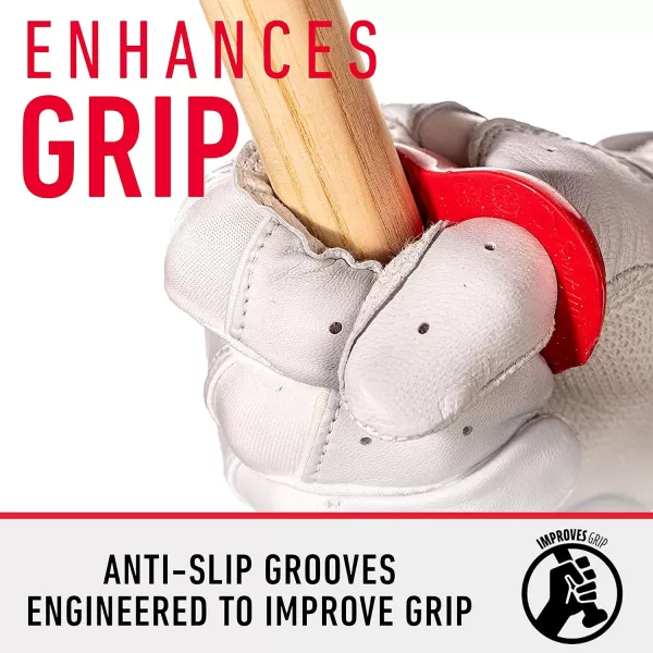 imageFranklin Sports Baseball Bat Swing Trainer  Gator Grip Grip TrainerRed