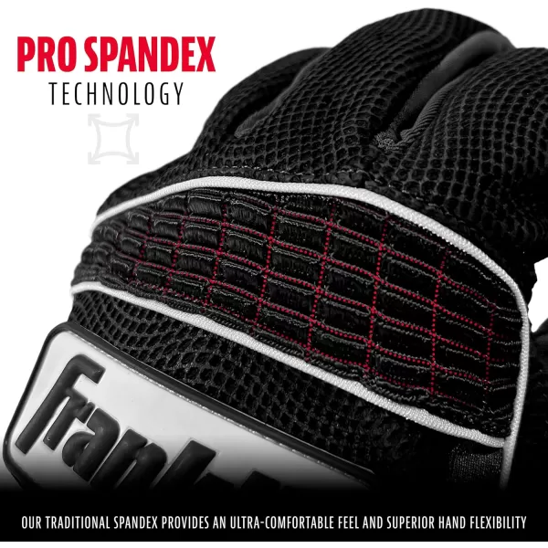 imageFranklin Sports MLB Batting Gloves  Neo Classic II Adult Batting Gloves Pair  Baseball  Softball Batting GlovesBlackBlack