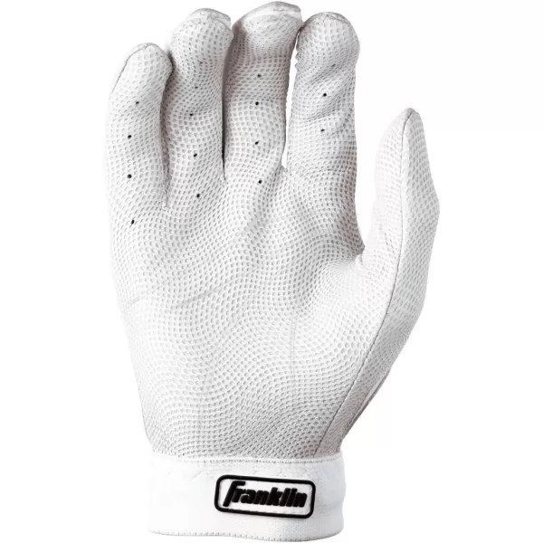 imageFranklin Sports MLB Batting Gloves  Neo Classic II Adult Batting Gloves Pair  Baseball  Softball Batting GlovesPearlWhite