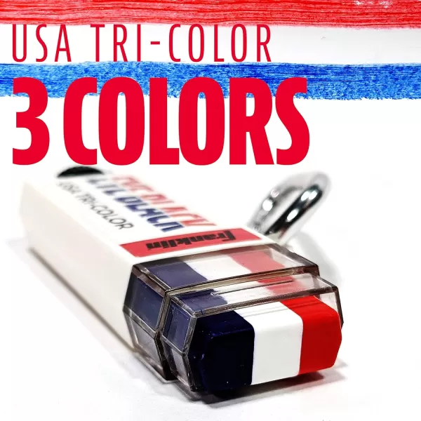 imageFranklin Sports MLB Eye Black  Glare Reduction Eye Black For All Athletes  Baseball Eye Black or Softball Eye Black  Eye Black Paint for Kids Adults Athletes Baseball Softball PlayersUsa Tricolor