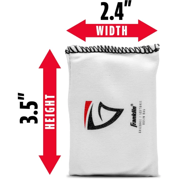 imageFranklin Sports MLB Gator Grip Rosin Bag  Multi Sport  Baseball  Softball  Absorbs Moisture White