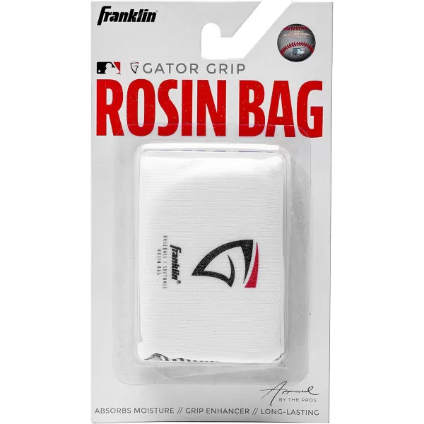 imageFranklin Sports MLB Gator Grip Rosin Bag  Multi Sport  Baseball  Softball  Absorbs Moisture White