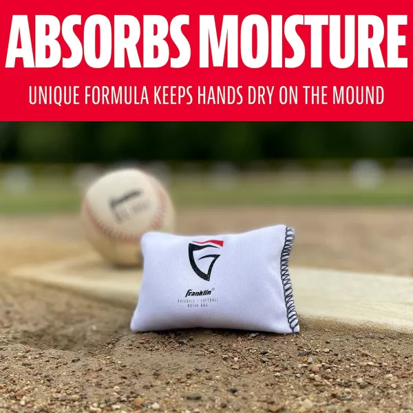 imageFranklin Sports MLB Gator Grip Rosin Bag  Multi Sport  Baseball  Softball  Absorbs Moisture White