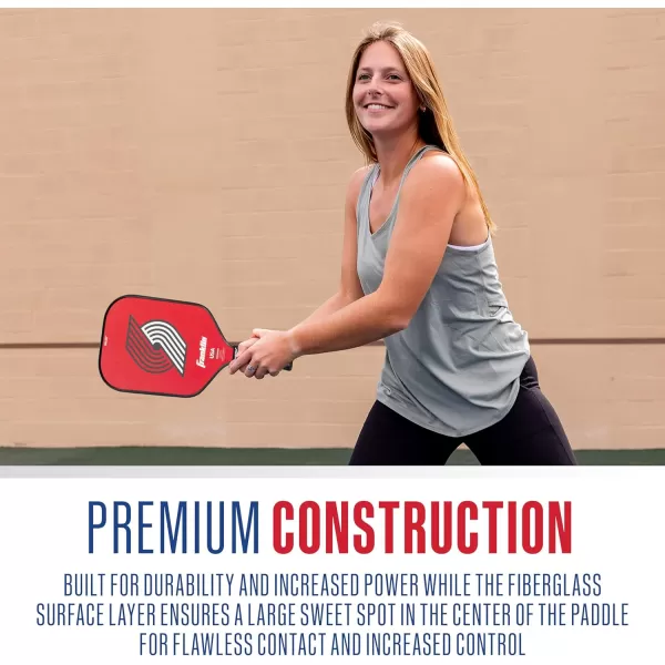 imageFranklin Sports NBA Pickleball Paddle  Official NBA Team Pickleball Paddles  USAP USAPA Approved Premium Quality Pickleball Paddles  Authentic Team Logos  ColorsPortland Trail Blazers