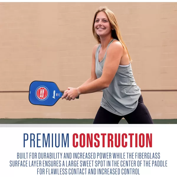 imageFranklin Sports NBA Pickleball Paddle  Official NBA Team Pickleball Paddles  USAP USAPA Approved Premium Quality Pickleball Paddles  Authentic Team Logos  ColorsDetroit Pistons