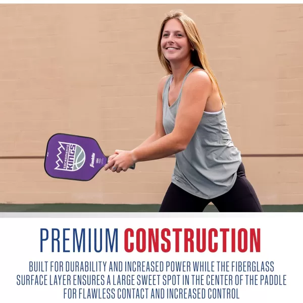 imageFranklin Sports NBA Pickleball Paddle  Official NBA Team Pickleball Paddles  USAP USAPA Approved Premium Quality Pickleball Paddles  Authentic Team Logos  ColorsSacramento Kings