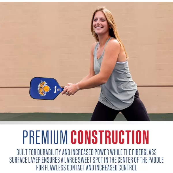 imageFranklin Sports NBA Pickleball Paddle  Official NBA Team Pickleball Paddles  USAP USAPA Approved Premium Quality Pickleball Paddles  Authentic Team Logos  ColorsNew York Knicks