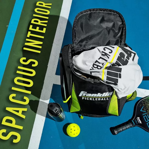 imageFranklin Sports Pickleball Bags  Premium Pickleball Backpack for Men  Women  Pickleball Bag for Accessories  Gear  Pickleball Sport Equipment Bag  Black