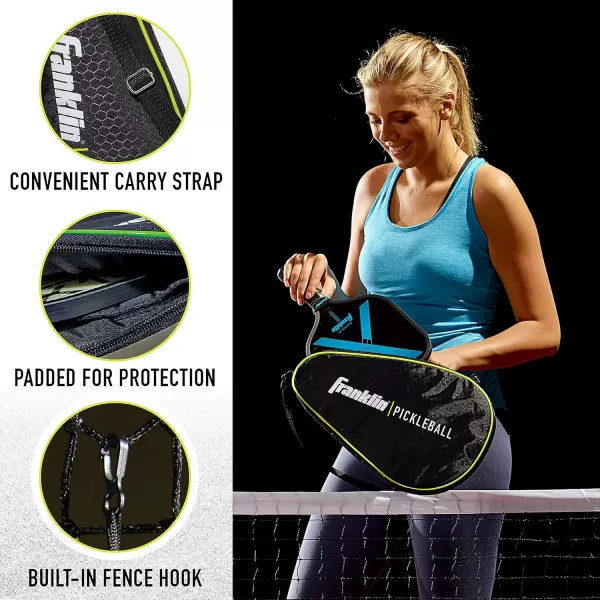imageFranklin Sports Pickleball Paddle Bag  Official Bag of the US OpenBlackOptic Yellow