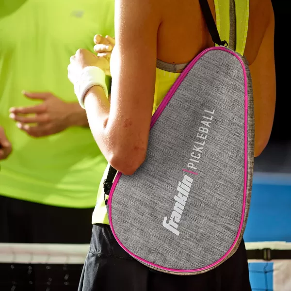imageFranklin Sports Pickleball Paddle Bag  Official Bag of the US OpenGrayPink