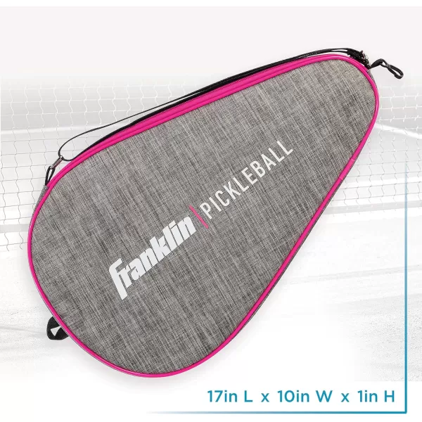 imageFranklin Sports Pickleball Paddle Bag  Official Bag of the US OpenGrayPink