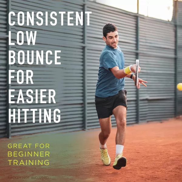 imageFranklin Sports Pressureless Tennis Balls  Official Size Low Pressure Tennis Balls  Great for Training  Practice  Low Bounce Tennis Balls  All Court Surface Tennis Balls  Carry Bag Included3 Pack
