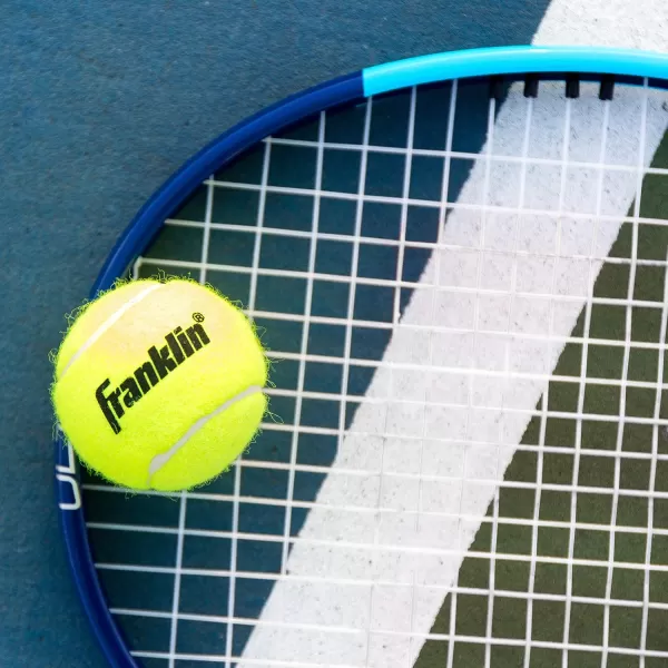 imageFranklin Sports Pressureless Tennis Balls  Official Size Low Pressure Tennis Balls  Great for Training  Practice  Low Bounce Tennis Balls  All Court Surface Tennis Balls  Carry Bag Included18 Balls