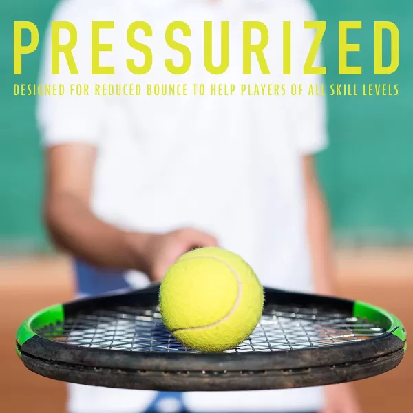 imageFranklin Sports Pressureless Tennis Balls  Official Size Low Pressure Tennis Balls  Great for Training  Practice  Low Bounce Tennis Balls  All Court Surface Tennis Balls  Carry Bag Included3 Pack