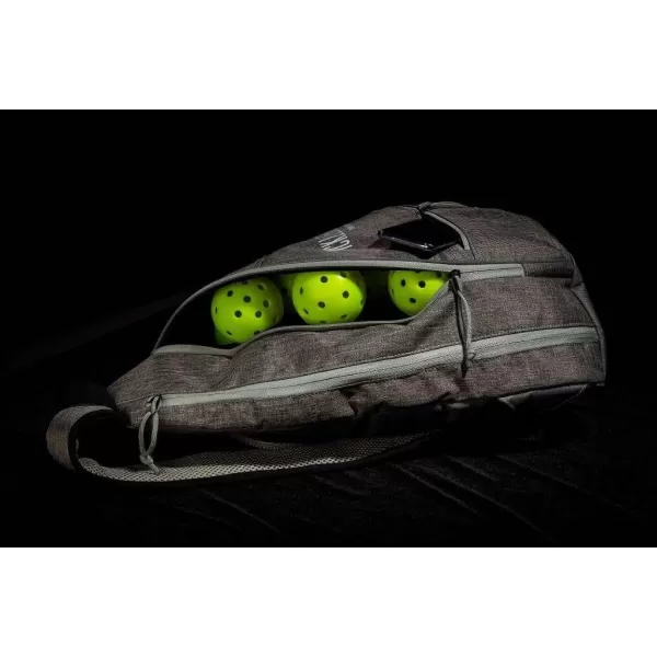 imageFranklin Sports Sling Bag Backpack for Pickleball Gear  Equipment  Holds Paddles Balls  Accessories  Official US Open Bag for Men  WomenGrayGray