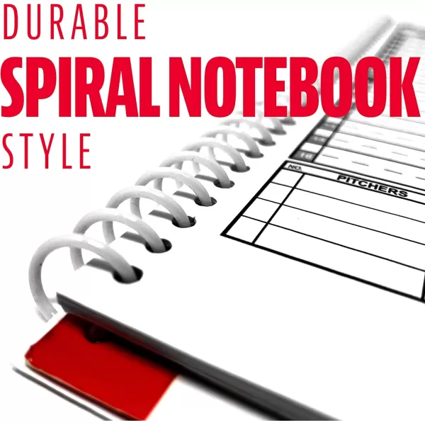 imageMLB Baseball  Softball Scorebook  Score Keeping Book for Stats Coaching Official Scorekeeper 25 Game