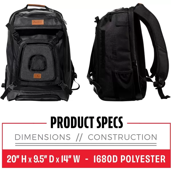 imageMLB Traveler Plus Baseball Backpack  Baseball Bag or Softball Backpack  Stores Batting Glove Helmet Cleats and More