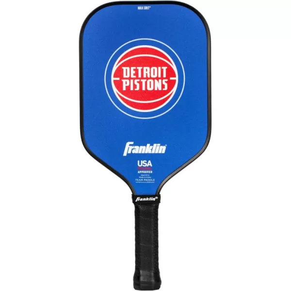imageFranklin Sports NBA Pickleball Paddle  Official NBA Team Pickleball Paddles  USAP USAPA Approved Premium Quality Pickleball Paddles  Authentic Team Logos  ColorsDetroit Pistons