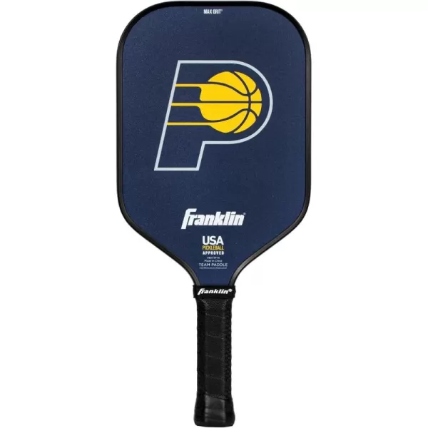 imageFranklin Sports NBA Pickleball Paddle  Official NBA Team Pickleball Paddles  USAP USAPA Approved Premium Quality Pickleball Paddles  Authentic Team Logos  ColorsIndiana Pacers