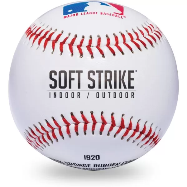 imageFranklin Sports SoftStrike Teeball  Official Size and Weight Approved for Teeball  Hollow Rubber Core Technology for Safety  MLB Teeball Ball for IndoorOutdoor Use1 Ball
