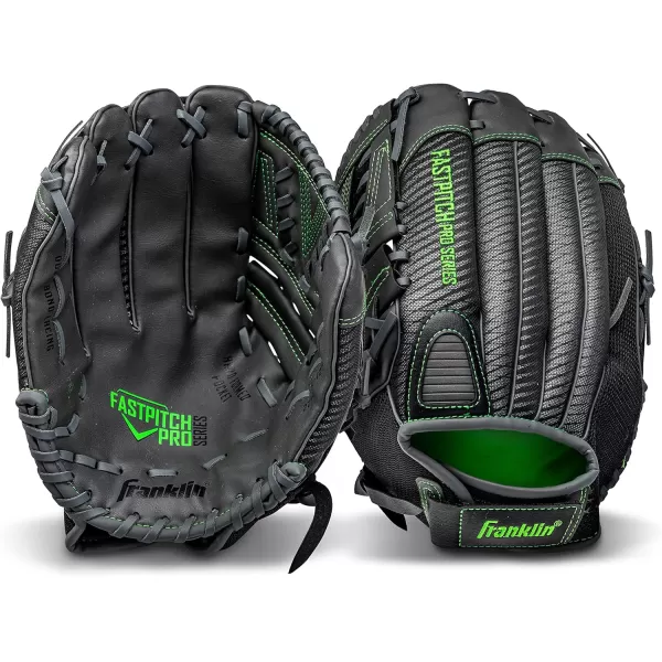 Franklin Sports Fastpitch Pro Series Softball Gloves  Right or Left Hand Throw  Adult and Youth Sizes  11in 115in 12in 125in and 13in Size MittsLime