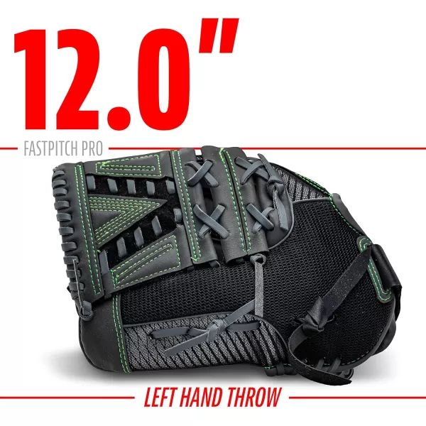 Franklin Sports Fastpitch Pro Series Softball Gloves  Right or Left Hand Throw  Adult and Youth Sizes  11in 115in 12in 125in and 13in Size MittsLime