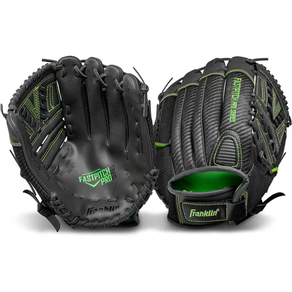 Franklin Sports Fastpitch Pro Series Softball Gloves  Right or Left Hand Throw  Adult and Youth Sizes  11in 115in 12in 125in and 13in Size MittsLime