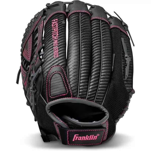 Franklin Sports Fastpitch Pro Series Softball Gloves  Right or Left Hand Throw  Adult and Youth Sizes  11in 115in 12in 125in and 13in Size MittsPink