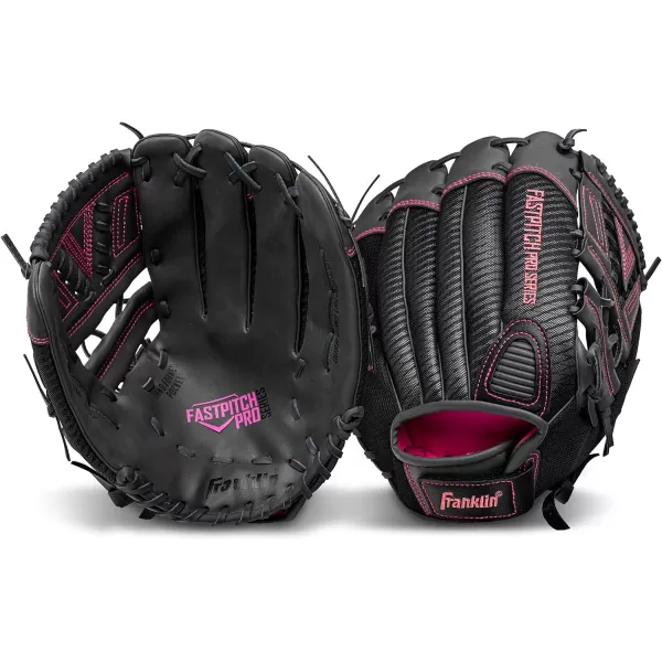 Franklin Sports Fastpitch Pro Series Softball Gloves  Right or Left Hand Throw  Adult and Youth Sizes  11in 115in 12in 125in and 13in Size MittsPink