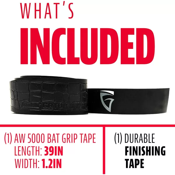 Franklin Sports Gator Grip  Baseball Bat Grip TapeBlack