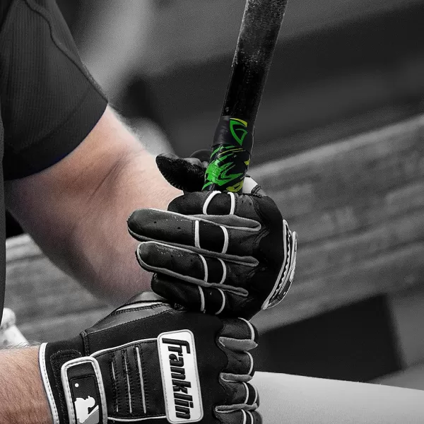 Franklin Sports Gator Grip  Baseball Bat Grip TapeBlackGreenYellow