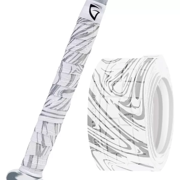 Franklin Sports Gator Grip  Baseball Bat Grip TapeWhiteSilver