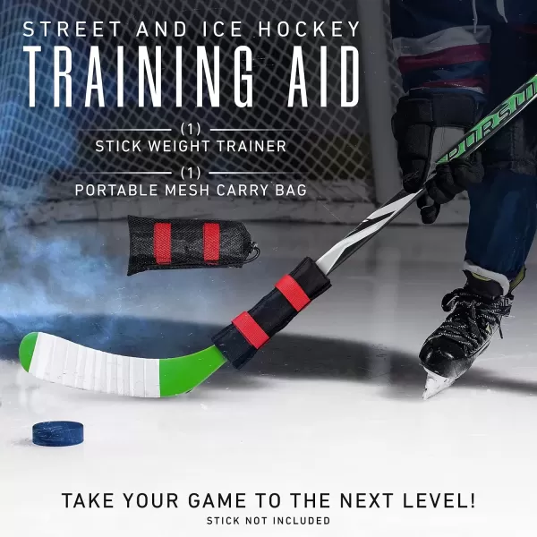 imageFranklin Sports Hockey Stick Weight  Hockey Training Aid  Accessory for Stick Handling  Shooting Skills  Adjustable Weight 35 to 14 Ounce Stick Training Weight  Hockey Training Equipment Black