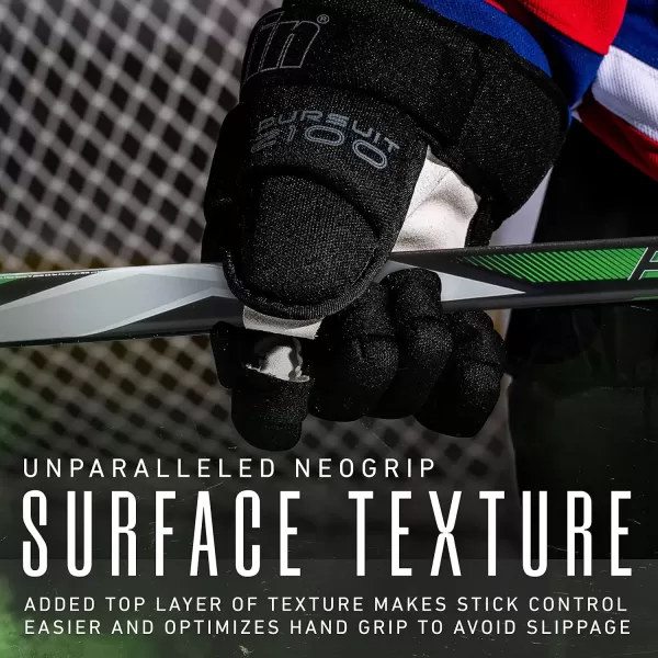 imageFranklin Sports Kids Ice Hockey Sticks  Ripper Junior  Youth Composite Hockey Sticks  Righty  Lefty 50Flex Ice Hockey Sticks  Textured Grip  55quot Inch  42quot Inch Youth Hockey SticksOlive