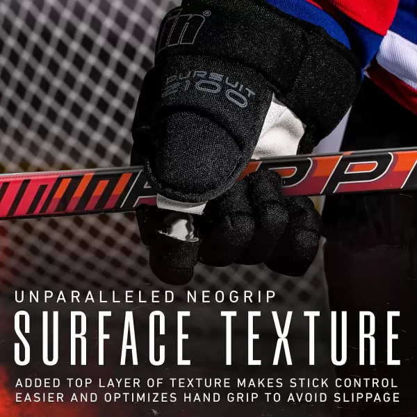 imageFranklin Sports Kids Ice Hockey Sticks  Ripper Junior  Youth Composite Hockey Sticks  Righty  Lefty 50Flex Ice Hockey Sticks  Textured Grip  55quot Inch  42quot Inch Youth Hockey SticksRed