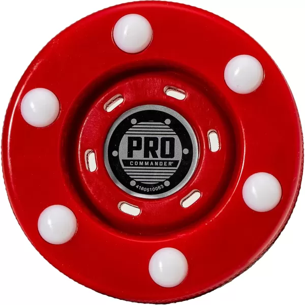 imageFranklin Sports NHL Street Roller Hockey Pucks  Pro Commander Outdoor Roller Hockey Pucks for Practice  Training  Outdoor Hockey Street Pucks with Rollers  24 Bulk Packs 6 Packs  Single PucksRed  1 Count