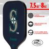 imageFranklin Sports MLB Team Pickleball Paddles  Official MLB Baseball Team Logo  Colors Pickleball Paddles  Signature Series 13MM Pickleball Paddle with MaxGrit  USA Pickleball USAPA ApprovedSeattle Mariners
