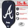 imageFranklin Sports MLB Team Pickleball Paddles  Official MLB Baseball Team Logo  Colors Pickleball Paddles  Signature Series 13MM Pickleball Paddle with MaxGrit  USA Pickleball USAPA ApprovedAtlanta Braves