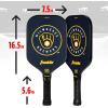 imageFranklin Sports MLB Team Pickleball Paddles  Official MLB Baseball Team Logo  Colors Pickleball Paddles  Signature Series 13MM Pickleball Paddle with MaxGrit  USA Pickleball USAPA ApprovedMilwaukee Brewers