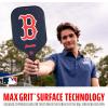 imageFranklin Sports MLB Team Pickleball Paddles  Official MLB Baseball Team Logo  Colors Pickleball Paddles  Signature Series 13MM Pickleball Paddle with MaxGrit  USA Pickleball USAPA ApprovedBoston Red Sox