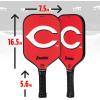 imageFranklin Sports MLB Team Pickleball Paddles  Official MLB Baseball Team Logo  Colors Pickleball Paddles  Signature Series 13MM Pickleball Paddle with MaxGrit  USA Pickleball USAPA ApprovedCincinnati Reds