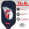 imageFranklin Sports MLB Team Pickleball Paddles  Official MLB Baseball Team Logo  Colors Pickleball Paddles  Signature Series 13MM Pickleball Paddle with MaxGrit  USA Pickleball USAPA ApprovedCleveland Guardians