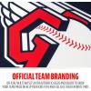 imageFranklin Sports MLB Team Pickleball Paddles  Official MLB Baseball Team Logo  Colors Pickleball Paddles  Signature Series 13MM Pickleball Paddle with MaxGrit  USA Pickleball USAPA ApprovedCleveland Guardians