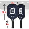 imageFranklin Sports MLB Team Pickleball Paddles  Official MLB Baseball Team Logo  Colors Pickleball Paddles  Signature Series 13MM Pickleball Paddle with MaxGrit  USA Pickleball USAPA ApprovedDetroit Tigers