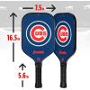 imageFranklin Sports MLB Team Pickleball Paddles  Official MLB Baseball Team Logo  Colors Pickleball Paddles  Signature Series 13MM Pickleball Paddle with MaxGrit  USA Pickleball USAPA ApprovedChicago Cubs