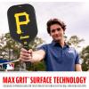 imageFranklin Sports MLB Team Pickleball Paddles  Official MLB Baseball Team Logo  Colors Pickleball Paddles  Signature Series 13MM Pickleball Paddle with MaxGrit  USA Pickleball USAPA ApprovedPittsburgh Pirates