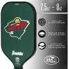 imageFranklin Sports NHL Team Pickleball Paddles  Official NHL Hockey Team Logo Pickleball Paddles  Signature Series 13MM Pickleball Paddle with MaxGrit  USA Pickleball USAPA ApprovedMinnesota Wild