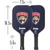 imageFranklin Sports NHL Team Pickleball Paddles  Official NHL Hockey Team Logo Pickleball Paddles  Signature Series 13MM Pickleball Paddle with MaxGrit  USA Pickleball USAPA ApprovedFlorida Panthers